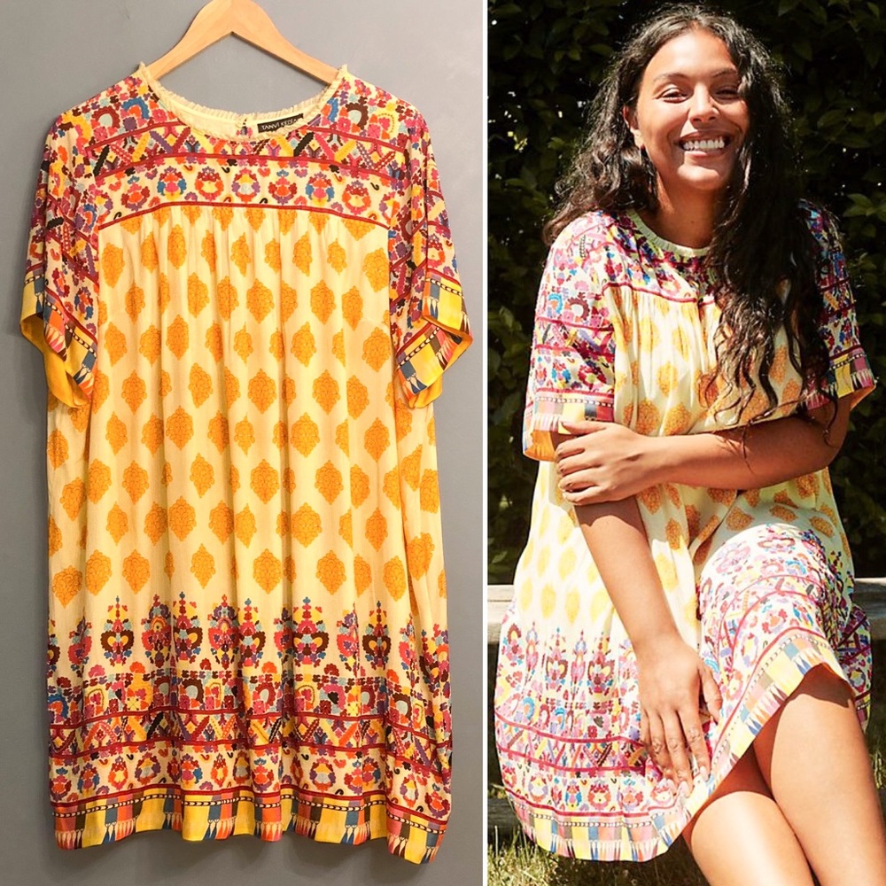 Anthropologie Tanvi Kedia Narcisa Tunic Dress - 1X